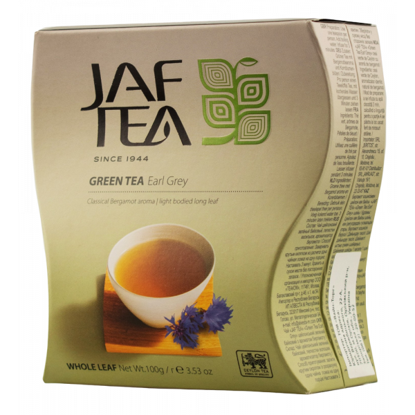 Купить Чай зелёного Earl Grey 100г Jafferjee Brothers