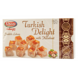 Купить Рахат-Лукум Turkish Delight With Hazelnut з фундуком 158г USAS