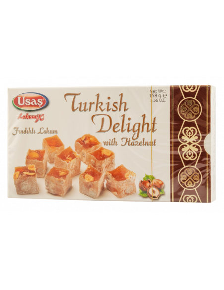 Купить Рахат-Лукум Turkish Delight With Hazelnut з фундуком 158г USAS