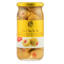 Купить Оливки зеленые ILIADA with red peppers фаршированные перцем
