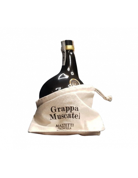 Купить Grappa Muscatel 0,7л 43% джутовый мешок