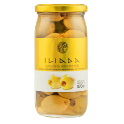 Купить Оливки зеленые ILIADA б/к 370г