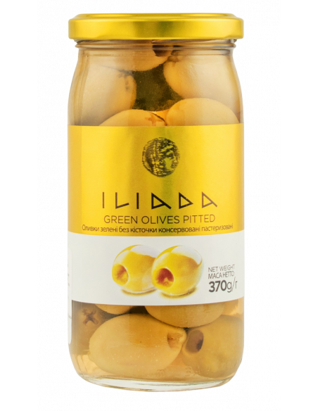 Купить Оливки зеленые ILIADA б/к 370г