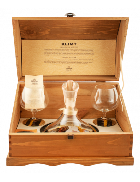 Купить Набор художники Klimt Grappa Moscato 0.7л 2 бокала Mazzetti