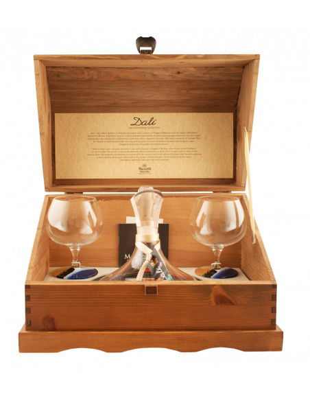 Купить Набор художники Dali Grappa di Barbera 0.7л 2 бокала Mazzetti