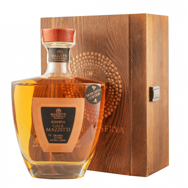 Купить Купить Граппа Grappa Mazzetti + Anzhelo Gaia 0,7л дер.коробка