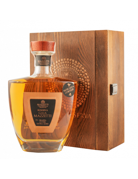 Купить Купить Граппа Grappa Mazzetti + Anzhelo Gaia 0,7л дер.коробка
