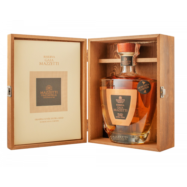 Купить Граппа Grappa Mazzetti + Anzhelo Gaia 0,7л  дер.коробка