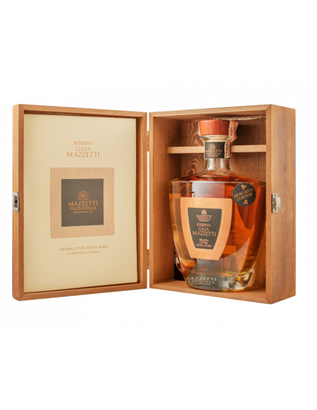 Купить Граппа Grappa Mazzetti + Anzhelo Gaia 0,7л  дер.коробка