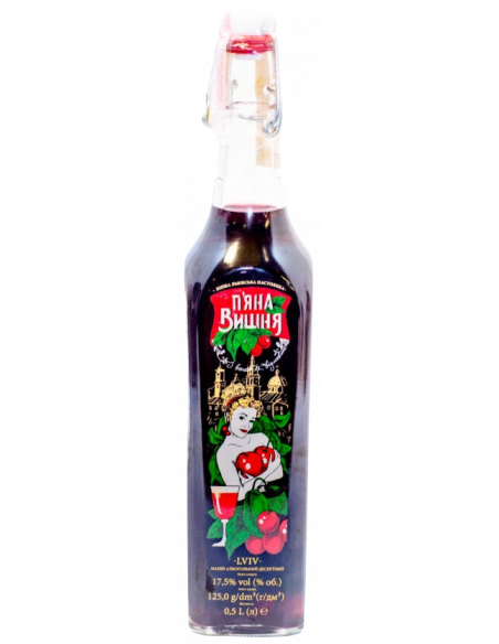 Купить десертный алкогольный напиток  Пьяная Вишня 0,5л