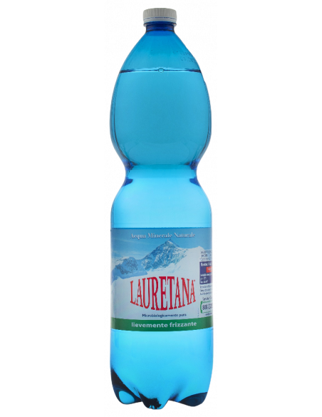 Купить Минеральная вода природная слабо газированная Lauretana Naturale 1,5л пэт