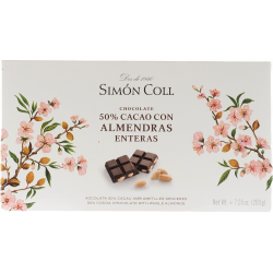 Купить Шоколад Y Almendras Enteras темный с миндалем 50% 200г Simon Coll