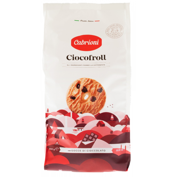 Купить Печенье Biscotti Ciocofroll 650г Италия Cabrioni