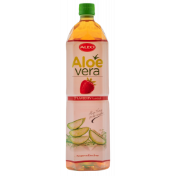 Купить Алое вера Aleo Strawberry с клубникой 1,5л