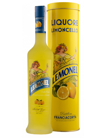 Купить Ликер Lemonel 0,5л металлический тубус Franciacorta
