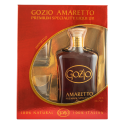 Купить Ликер Amaretto Gozio 0,7л подарочный набор+2бокала Franciacorta