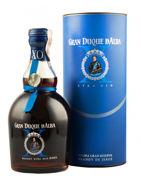Купить Бренди Grand Duque De Alba XO 0,7л в тубусе