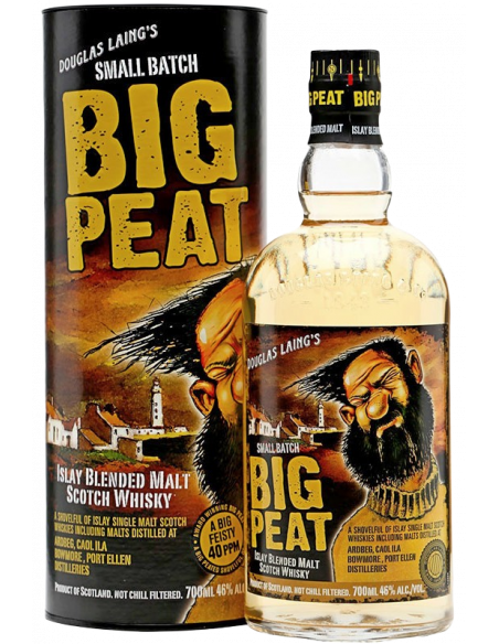 Купить Виски Big Peat (Биг Пит) 0,7 литра в тубусе