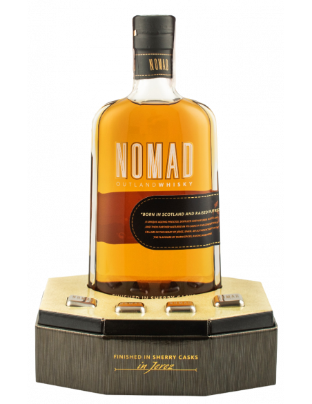 Купить Nomad 0,7л в подарочной  коробке + 4 камня  для виски
