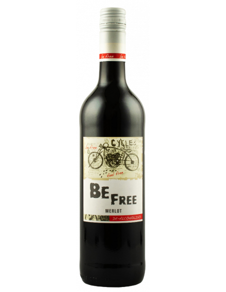 Купить Вино безалкогольное Merlot красное полусладкое Be Free