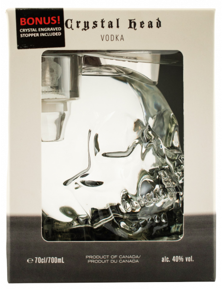 Купить Водка Crystal Head в коробке + стоппер 0.7л