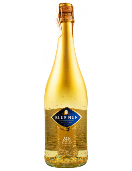 Купить Вино игристое Blue Nun 24K Gold Edition белое полусладкое