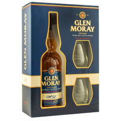 Купить Виски Glen Moray Classic 0,7л в коробке + 2 стакана