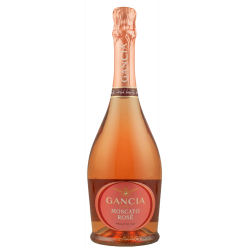Купить Вино игристое Moscato Spumante розовое полусладкое Gancia