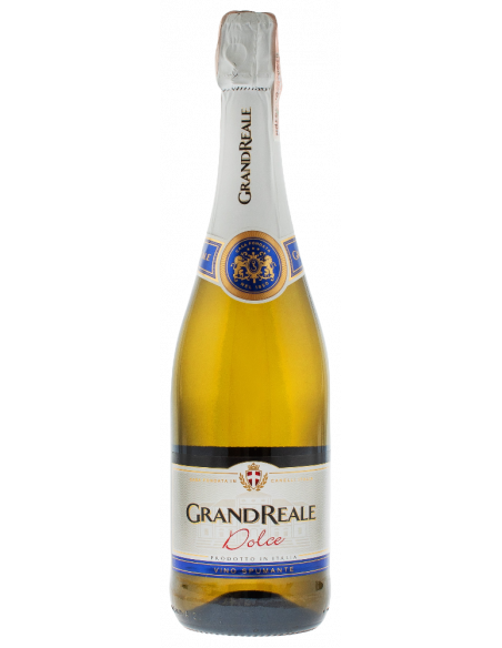 Купить Вино игристое Grand Real Spumante белое полусладкое