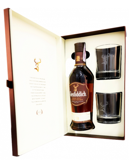 Купить Виски Glenfiddich 15yo 0,7л+2бокала