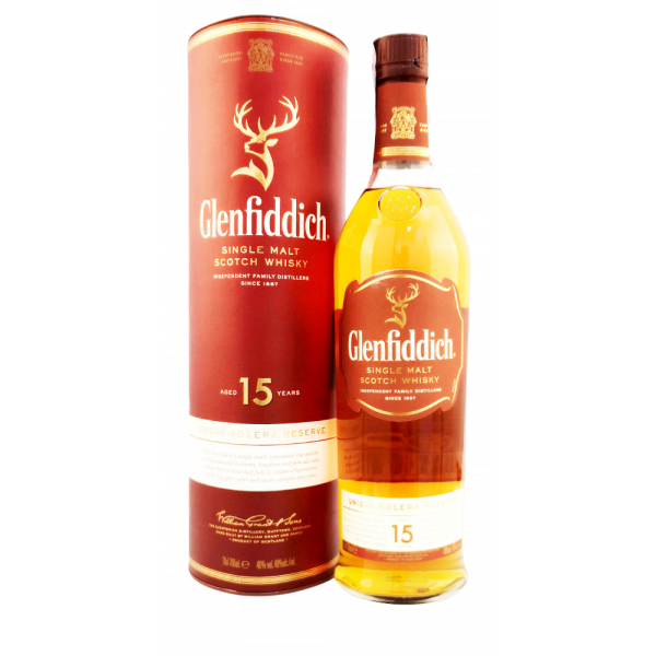 Купить иски Glenfiddich 15yo 0,7л тубус