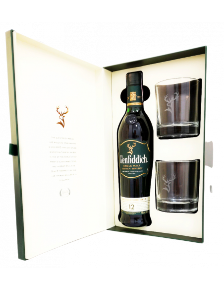 Купить Виски Glenfiddich 12yo Special Reserve 0,7л +2 бокала