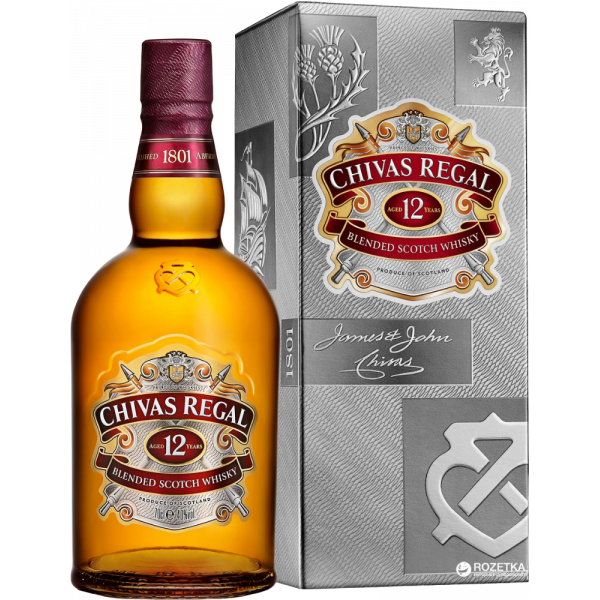 Купить Виски Chivas Regal 12yo 0,7л в коробке