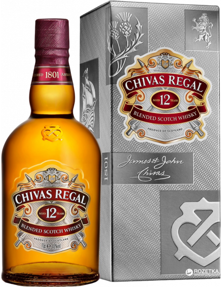 Купить Виски Chivas Regal 12yo 0,7л в коробке