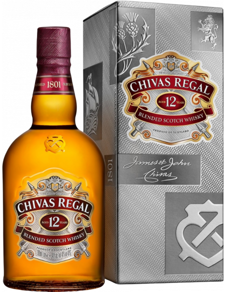 Купить Виски Chivas Regal 12yo 0,5л в коробке
