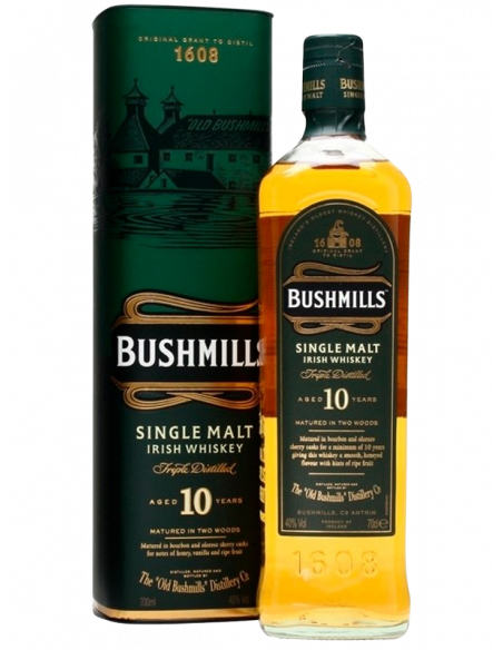 Купить Виски Bushmills Single Malt 0,7л тубус