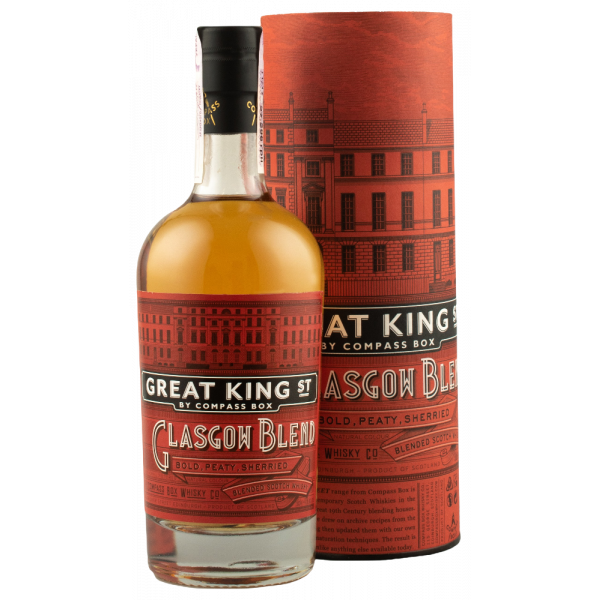 Купить Виски Great King Street Glasgow 0,5л тубус Compass Box