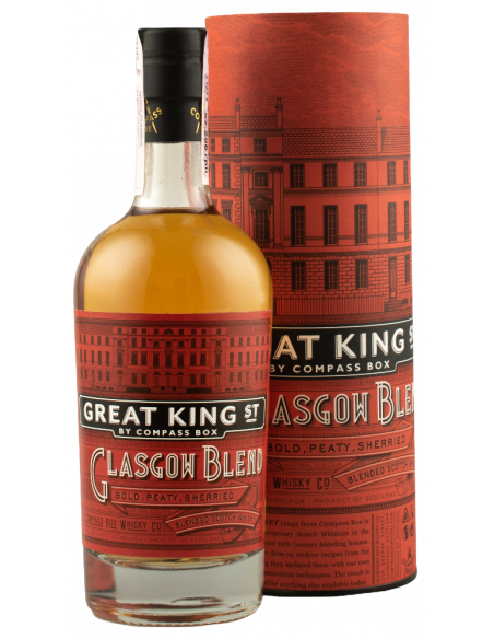 Купить Виски Great King Street Glasgow 0,5л тубус Compass Box