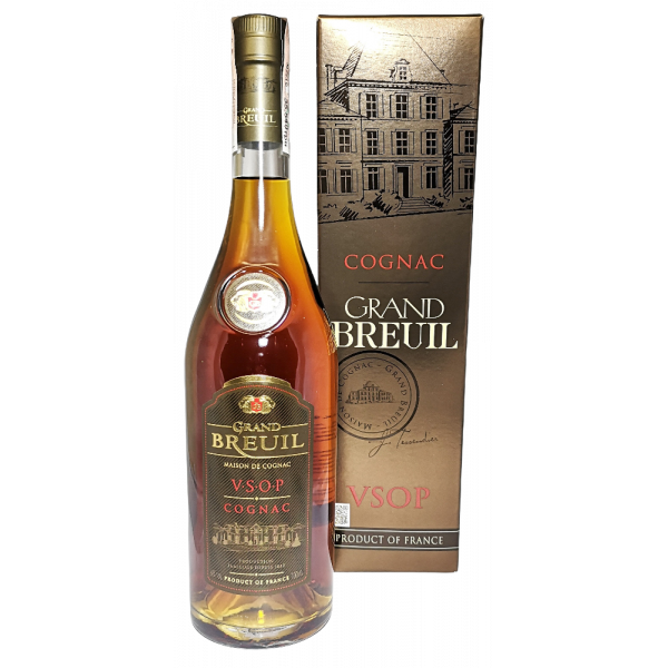 Коньяк Grand Breuil VSOP 15yo 0,7л в коробке