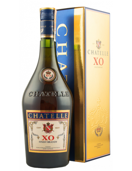 Купить Бренди XO 1л подар.кор Chatelle