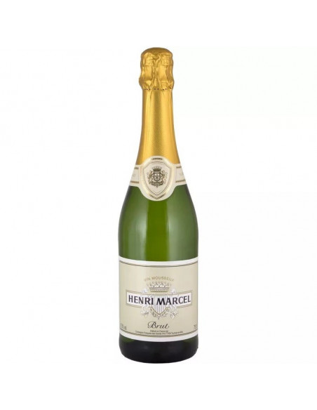 Купити ігристе вино Henri Marcel біле брют 0,75л 10,5%