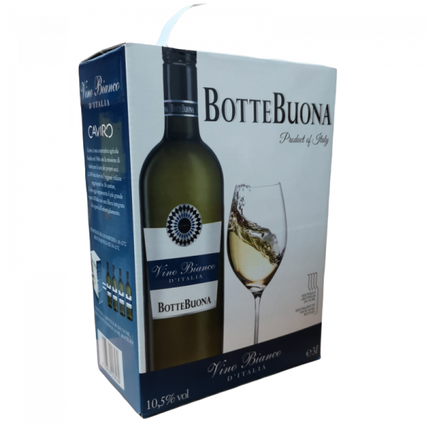 Купить Вино Vino Bianco D\'Italia белое полусухое 3л Botte Buona