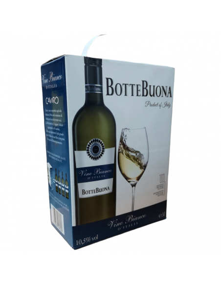 Купить Вино Vino Bianco D\'Italia белое полусухое 3л Botte Buona