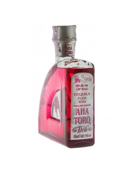 Купить Текила Aha Toro Blanco Diva sabor Rosa 100% agava 0,75л