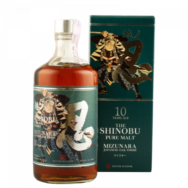 Купить Виски Shinobu Pure Malt 10YO 0,7л коробка Shinobu