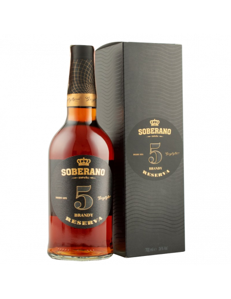 Купить Бренди Soberano 5yo 0,7л в коробке