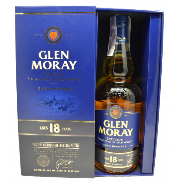 Купить  Виски Glen Moray 0,7л 18yo в коробке