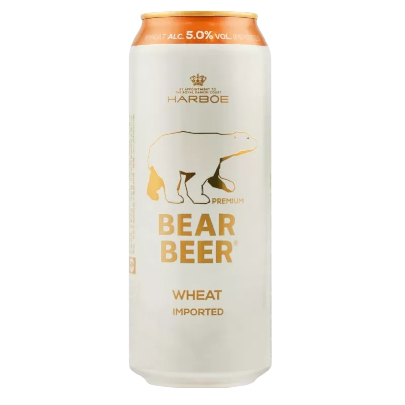 Пиво світле пшеничне Beаr Beer Wheat 0.5л з/б