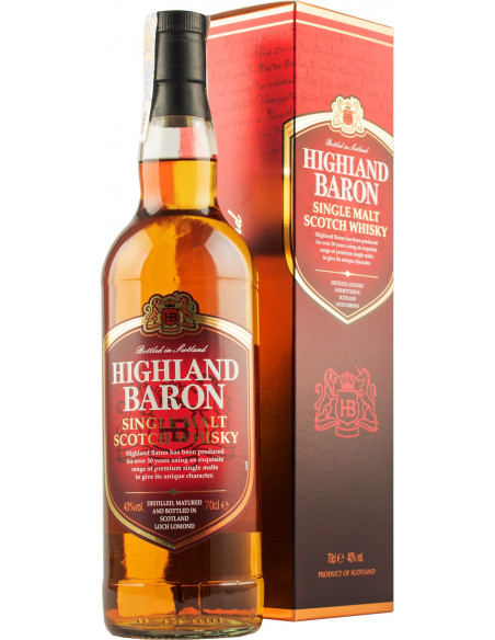 Купити Віскі Highland Baron single malt 0,7л 40% у коробці