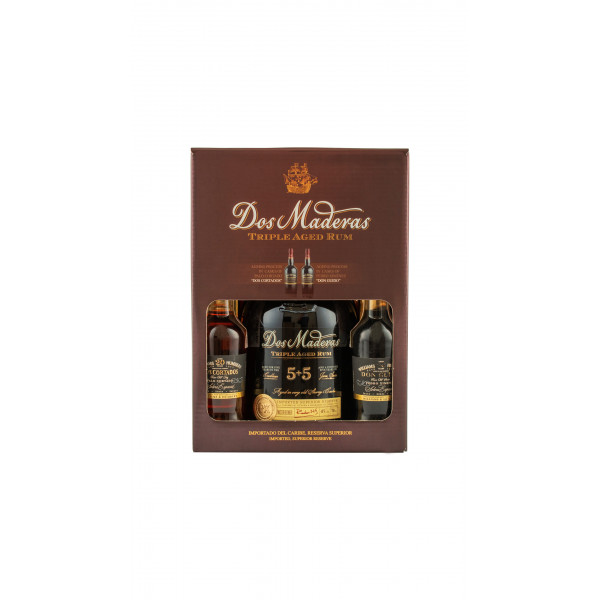 Купити Набір Ром Dos Maderas 5+5 Pedro Ximenez Palo Cortado 0,7л 0,1л 0,1л коробка